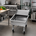 Thumbnail image #2 for Eagle Group Mobile Stainless Steel Soak Sink with 24