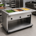 Thumbnail image #2 for Spec-Master PHT4OB-120 4-Well Electric Portable Hot Food Table with Open Base
