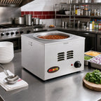 Thumbnail image #2 for Eagle Group RedHots 11QFW-120 11-Quart Countertop Electric Food Warmer, 1 Compartment, Stainless Steel, Wet/Dry, Infinite Control, 120V