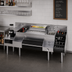 Thumbnail image #2 for Glastender All-In-One Underbar Ice Bin/Cocktail Station with Blender Shelf, Wet Waste Sink, and 10-Circuit Cold Plate, 72-Inch