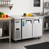 Thumbnail image #2 for Everest Refrigeration ETF2-24 Two-Section Undercounter/Worktop Freezer, 47-1/2 Inch Wide, 9.0 Cu. Ft., Stainless Steel Worktop, 115V
