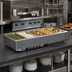 Thumbnail image #2 for Vollrath 5-Well Drop-In Electric Hot Food Well Unit, Wet Operation, Thermostatic Controls, 12 x 20 Pan Capacity, 208V