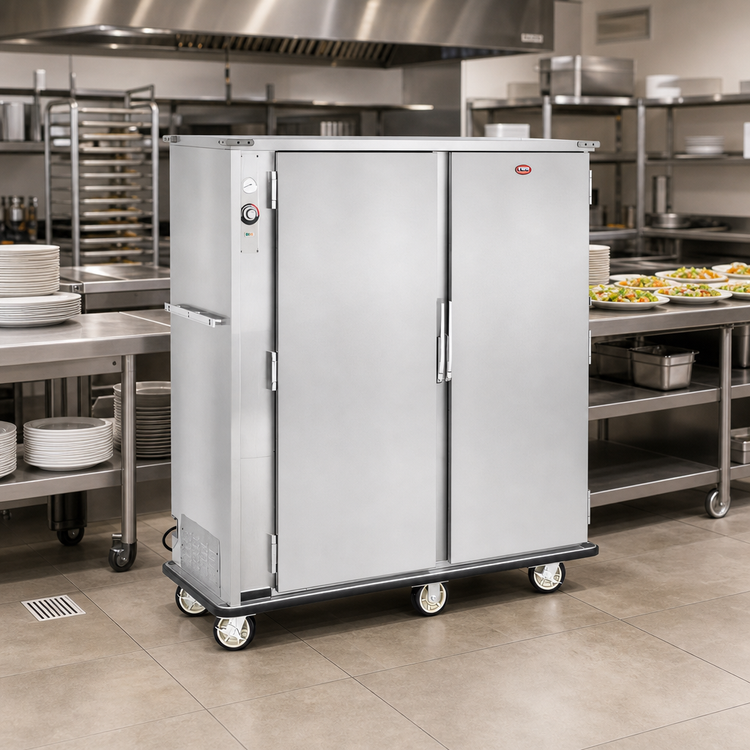 Product image #2 for FWE A-Series Heated Banquet Transport & Serve Cabinet, 2 Doors, 180 Covered Plate Capacity