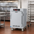 Thumbnail image #2 for Metro C5 8 Series 1/2 Height Mobile Controlled Temperature Holding Cabinet, 8-Pan Capacity, Solid Doors, Lip Load Slides