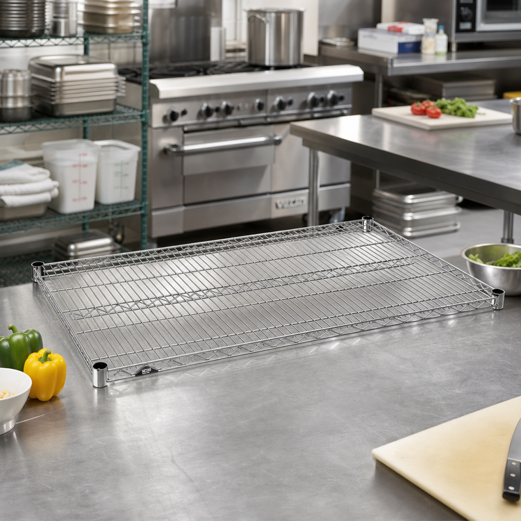 Product image #2 for Metro Super Erecta 30 x 14 Inch Stainless Steel Wire Shelf