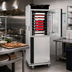 Thumbnail image #2 for Cres Cor Full-Height Mobile Heated Pass-Thru Pizza Holding Cabinet, 24 Pizza Box Capacity