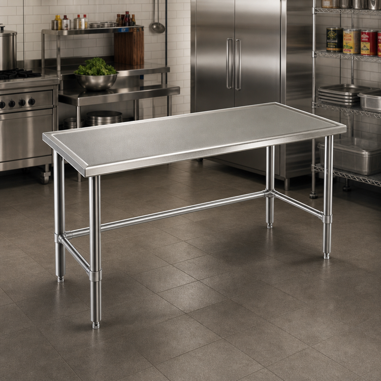 Product image #2 for Eagle Group Spec-Master Marine Series Stainless Steel Work Table, 48 x 24 Inches, 14 Gauge