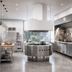 Thumbnail image #3 for Avtec SimpleSpec 60-Inch Round Type I Exhaust-Only Island Display Cooking Hood