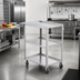 Thumbnail image #2 for Vollrath Stainless Steel 3-Shelf Utility Bus Cart, 300 lb Capacity