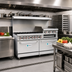 Thumbnail image #2 for Hurakan Heavy Duty 60-Inch Gas Range with 6 Open Burners, 2 Ovens, Griddle, and Broiler