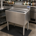 Thumbnail image #3 for BK Resources UB4-18-IB48 Underbar Insulated Stainless Steel Bar Ice Bin, 48 x 18 Inch, 140 lb Capacity