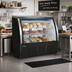 Thumbnail image #2 for Omcan 36-Inch Full Service Floor Model Refrigerated Deli Display Case with Curved Glass Front