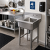 Thumbnail image #3 for Advance Tabco Single Compartment Sink Bowl, 16 x 20 x 12 Inches, Welded-In Top