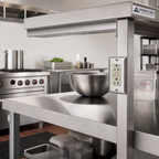 Thumbnail image #3 for Advance Tabco TA-62C Duplex GFI Electrical Outlet, Undercounter/Overshelf Mount, Stainless Steel, NEMA 5-20R, 120V 20A