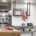 Thumbnail image #2 for John Boos Stainless Steel Ceiling-Mount Meat Boat Rack, 36 x 12 x 25 Inches