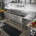 Thumbnail image #2 for John Boos Pro-Bowl 4-Compartment Sink with 18-Inch Right Drainboard, 18 x 18 x 12-Inch Bowls