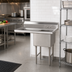 Thumbnail image #2 for Advance Tabco 1-Compartment Fabricated Sink with 18-Inch Left Drainboard
