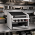 Thumbnail image #2 for Magikitch'n 24-Inch Countertop Gas Radiant Charbroiler with Free-Floating Round Rod Top Grate