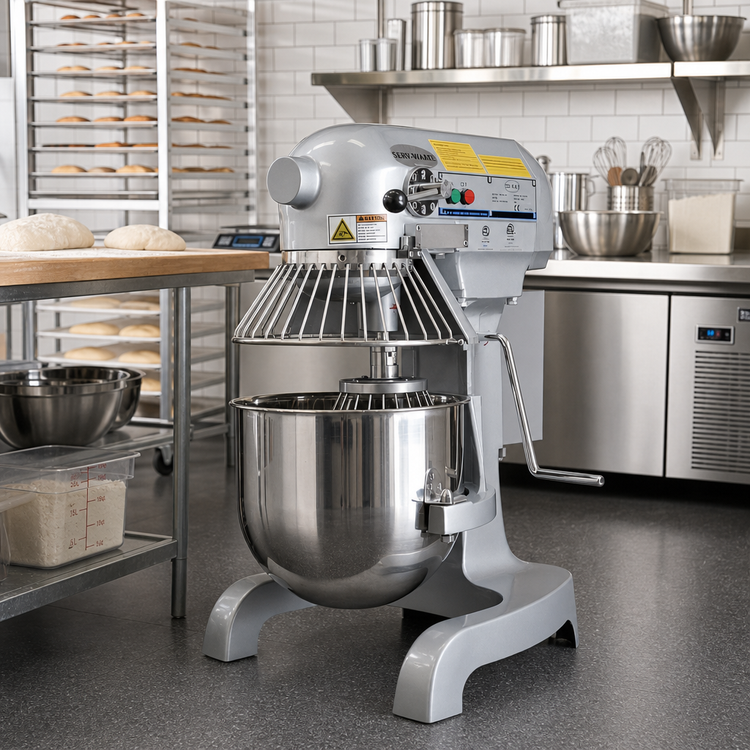 Product image #2 for Serv-Ware 10 Qt Floor Planetary Dough Mixer, 3-Speed, 120V