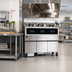 Thumbnail image #3 for Henny Penny F5 Electric Open Fryer, 3-Well Floor Model, 30 lb. Vats