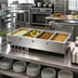 Thumbnail image #2 for Vollrath Four-Well Electric Drop-In Hot Food Well, Full-Size Pan Capacity, Wet Operation, 240V