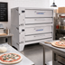 Thumbnail image #2 for Bakers Pride Super Deck Series Shallow-Depth Gas Pizza Deck Oven, 3 Chambers, 54