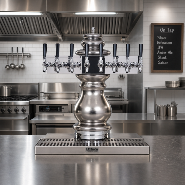 Product image #2 for Glastender Braumeister 6-Faucet Glycol-Cooled Draft Dispensing Tower