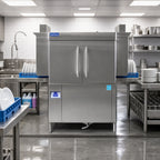Thumbnail image #2 for Jackson WWS RackStar® RACKSTAR 44CE High-Temperature Single-Tank Conveyor Dishwasher, Electric Heat, 223 Racks/Hour, Stainless Steel