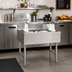 Thumbnail image #2 for Advance Tabco Underbar Basics 36-Inch Stainless Steel Cocktail Unit with 12-Inch Deep Ice Bin and 7-Circuit Cold Plate