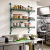 Thumbnail image #2 for Quantum Wall-Mounted Cantilever Starter Unit with 3 Wire Shelves