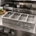 Thumbnail image #2 for APW Wyott HFW-4S 4-Well Rectangular Drop-In Electric Hot Food Well