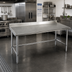 Thumbnail image #2 for Eagle Spec-Master Marine Series Stainless Steel Work Table with 4-1/2-Inch Backsplash, 84-Inch W x 36-Inch D