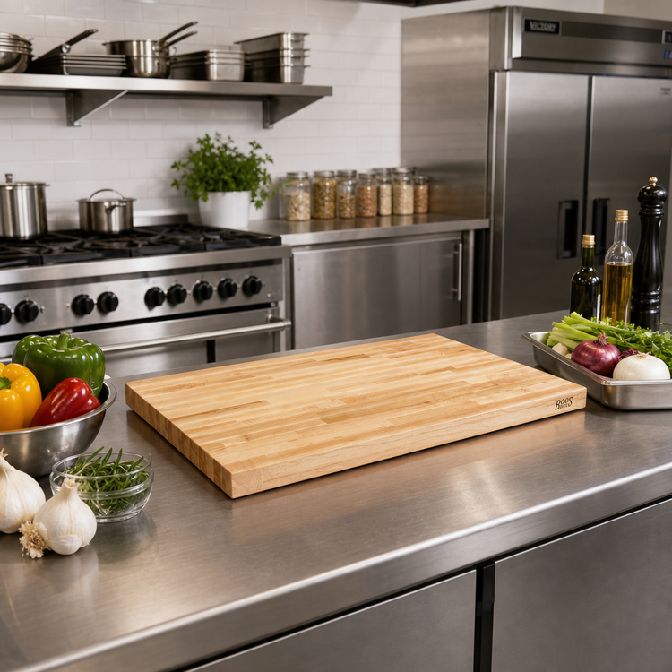Product image #2 for John Boos Boos Block Blended Edge Grain Maple Kitchen Countertop, 12 x 25 x 1-1/2 Inch, Oil Finish