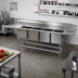 Thumbnail image #2 for Eagle Spec-Master FN Series Coved Corner Four-Compartment Stainless Steel Sink with 30-Inch Left Drainboard, 104-Inch Wide
