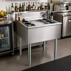Thumbnail image #2 for Eagle Group 2200 Series B40CT-22-7 40-Inch Underbar Cocktail Unit with 8-Inch Insulated Ice Bin, 7-Circuit Cold Plate & 8 Bottle Wells