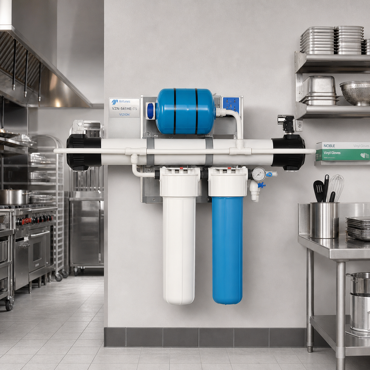 Product image #2 for Antunes Vizion VZN-541HE-T5 Horizontal Ultrafiltration Water Filtration System, 8 GPM, 500,000-Gallon Capacity
