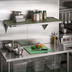 Thumbnail image #2 for Eagle Valu-Gard 36 Inch x 18 Inch Solid Commercial Shelf, Galvanized Steel, Green Epoxy Finish