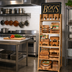 Thumbnail image #2 for John Boos Boos Block 5-Shelf Cutting Board Display Rack, 27 x 27 x 72 Inches, Northern Hard Rock Maple