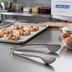 Thumbnail image #2 for Carlisle 8-Inch Pastry Tongs, One-Piece 18/8 Stainless Steel, Mirror Polished Finish