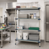 Thumbnail image #2 for MetroMax 4 24-Inch W x 24-Inch D x 74-Inch H 4-Shelf All-Polymer Starter Shelving Unit