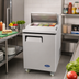 Thumbnail image #2 for Atosa One-Section Sandwich/Salad Prep Table Refrigerator with 8 Included 1/6 Pans