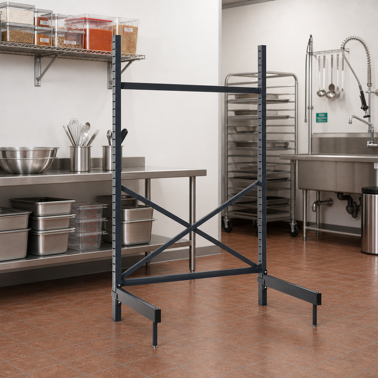 Product image #2 for Metro SmartLever Cantilevered Shelving Base Kit for 42"W x 21"D Shelves