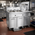 Thumbnail image #2 for Imperial 6-Tank Electric Floor Fryer with Built-In Filter System and Dump Station