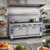 Thumbnail image #2 for Imperial Pro Series 72-Inch Gas Restaurant Range with 12 Open Burners and 2 Convection Ovens