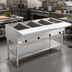Thumbnail image #2 for BevLes 4-Well Electric Dry Heat Steam Table with Open Pan Wells, 58-Inch Wide, 120V