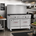 Thumbnail image #2 for Southbend Ultimate 48-Inch Gas Restaurant Range with 7 Open Burners and 2 Space Saver Ovens