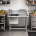 Thumbnail image #2 for John Boos Pro-Bowl 1-Compartment Stainless Steel Sink with 18-Inch Right Drainboard