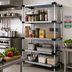 Thumbnail image #2 for Quantum Solid Shelving Starter Kit, 42 x 21 x 86 Inches, 5 Solid Shelves