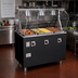 Thumbnail image #2 for Vollrath 2-Series Affordable Portable Deluxe 4-Well Mobile Hot Food Station with Breath Guard and Enclosed Base