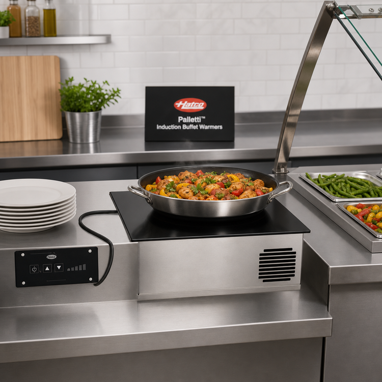 Product image #2 for Hatco Palletti™ 13-Inch Drop-In Countertop Single-Burner Induction Buffet Warmer